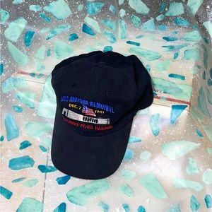 USS Arizona Memorial Pearl Harbor Hat 100% Cotton PREOWNED